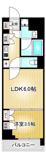 オープンレジデンシア栄サザンスクエア【2階】の間取り