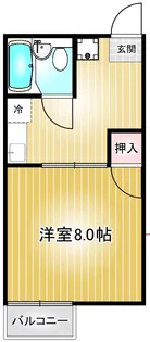 カーサおくむら【2階】の間取り