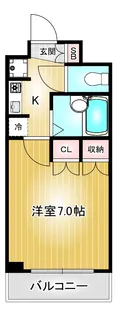 STUDIO SHIROGANE【5階】の間取り