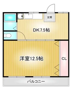 峰ビル【4階】の間取り
