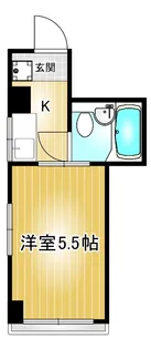 第88プロスパービル【4階】の間取り