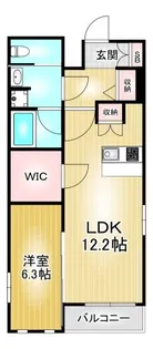 ディオール ナゴヤ【2階】の間取り
