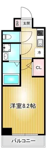 エスリード新栄プライム【10階】の間取り