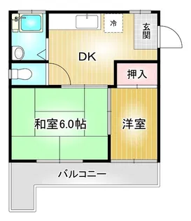 安藤ハイツ【4階】の間取り