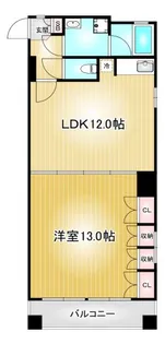 ラディアント矢場【3階】の間取り