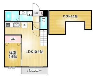 Ampio日比野弐番館【2階】の間取り