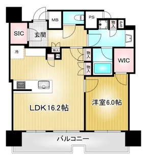 ザ・ファインタワー名古屋今池【14階】の間取り