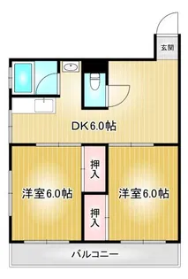 八熊明輝ビル【2階】の間取り