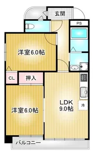 グランフィルドちくさ【7階】の間取り