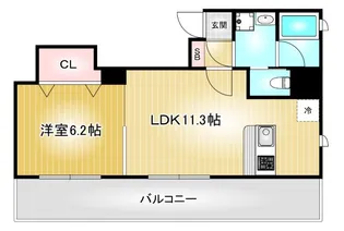プロシード金山【14階】の間取り