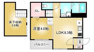 パルク カナヤマ 2【1階】の間取り