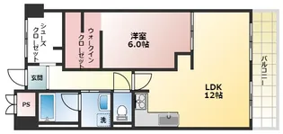 ユーレジデンス武庫川【5階】の間取り