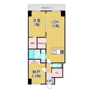 GROOVE上甲子園レジデンス【4階】の間取り