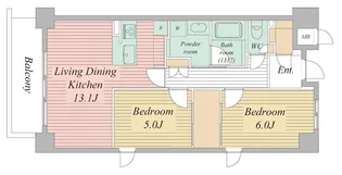 Live Casa西宮【4階】の間取り