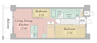 Live Casa西宮【5階】の間取り