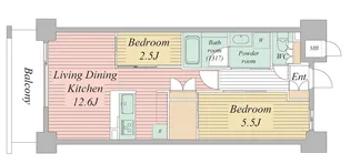 Live Casa西宮【6階】の間取り