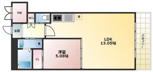 プレジオ西宮今津【5階】の間取り