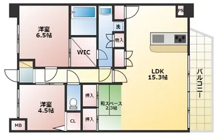 La Douceur西宮北口【3階】の間取り