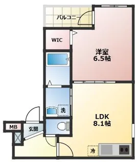 フジパレス西宮春風公園II番館【2階】の間取り