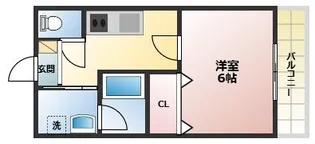 CoLaBo甲子園west【3階】の間取り