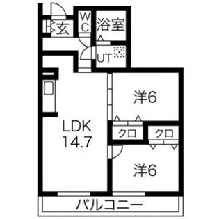 Rana Court【1階】の間取り