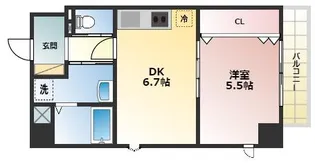 メインステージ甲子園口【3階】の間取り