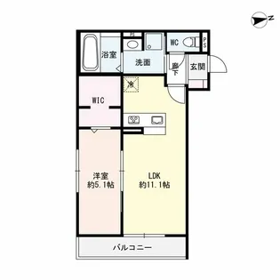 フィオーレ【2階】の間取り