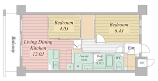 LiveCasa西宮【4階】の間取り