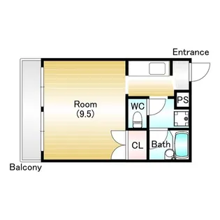 ラマドレー甲子園【3階】の間取り