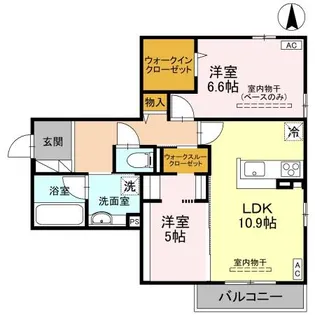 D-Grande東田地方【2階】の間取り