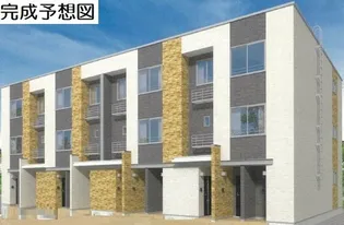 富山県富山市千代田町【アパート】の外観