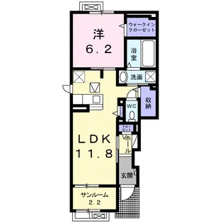 I ネット 5 B【1階】の間取り