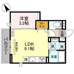 The・Tranguil(ザ・トラングイル)【1階】の間取り