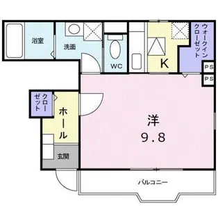 富山県射水市戸破【アパート】の間取り