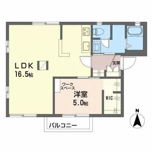 ぴゅあめぞんフレグランス【2階】の間取り