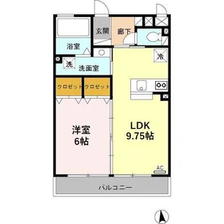 ルナリエK【3階】の間取り