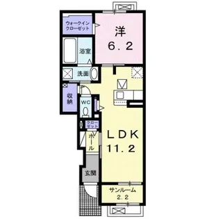 シャインビューⅡ【1階】の間取り