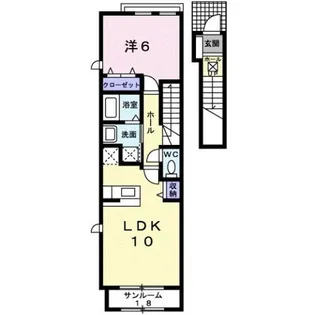 ZEKOO S【2階】の間取り