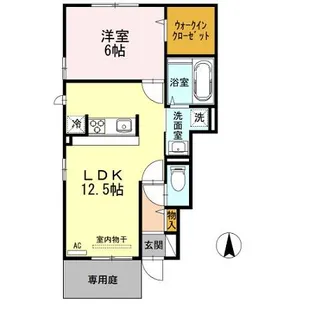 ディアマンテ【1階】の間取り