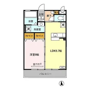 チューリップ フィールド【3階】の間取り