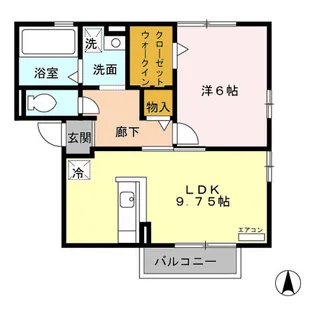 アクアマリン C【1階】の間取り