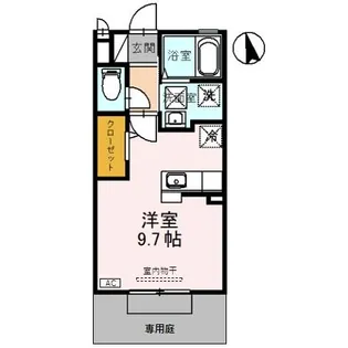 ティアモ【1階】の間取り