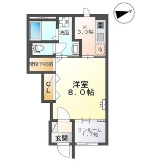 ノールハイム【1階】の間取り