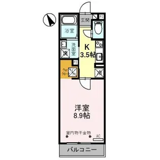ハイエストヒル B棟【1階】の間取り