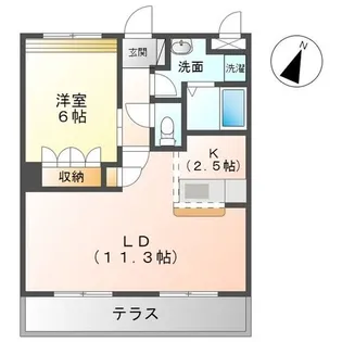 グレイス・ヴィラ【1階】の間取り