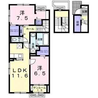 マーベラス【3階】の間取り