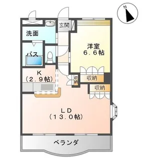 サイネリア−KⅠ【1階】の間取り