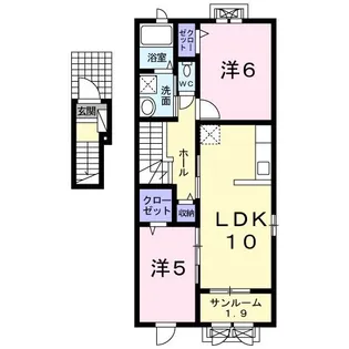 S&s Ⅱ【2階】の間取り