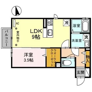 セレアージュ【2階】の間取り