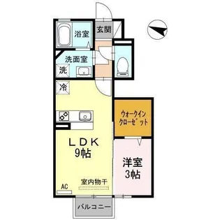 シャルマン【1階】の間取り